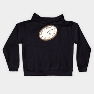 Time is fake Kids Hoodie